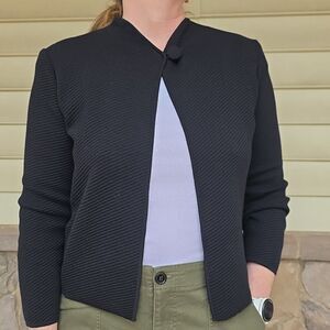 Vintage Max Mara Sweater Cardigan Wool M Made in Italy Designer One Button